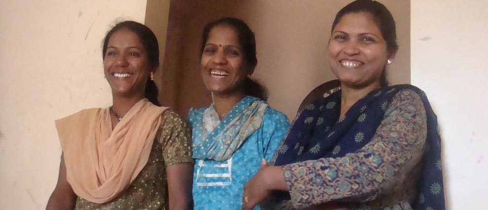 House mothers in Happy moment